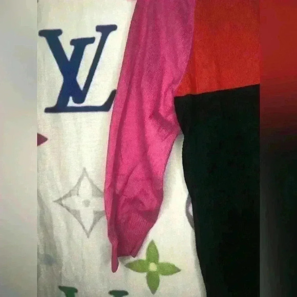 Color Block Drop Shoulder Sweater - Picture 2 of 3